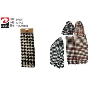 Houndstooth Scarf Women's Winter Warm Fashion Accessory - Product Image 1