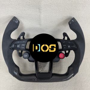 Volant en fibre de carbone DOS pour <span class=keywords><strong>Audi</strong></span> Rs3 RS5 RS6 RS7 S3 S4 S5 S6 S7 Tt Mk2 Mk3 <span class=keywords><strong>rs</strong></span> C7 SQ5 Q5 Q7 B8.5 B9 B9.5 B8 F5 - Product Image 4