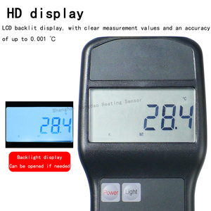 Strumento di misurazione della temperatura 5600 portatile ad alta precisione termocoppia KETJ platino resistenza sensore palmare temperatura - Product Image 3