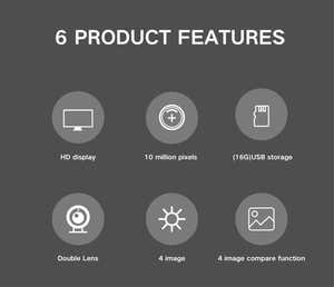 Détecteur portable OEM du cuir chevelu et des racines des cheveux avec fonction de comparaison de 4 images |   Machine d'analyse de la peau haute résolution pour instituts de beauté - Product Image 5