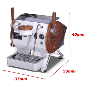 เครื่องชงกาแฟเอสเพรสโซแบบกึ่งอัตโนมัติระดับมืออาชีพ รุ่น KS180 แบบหม้อต้มคู่ สำหรับทำคาปูชิโนและลาเต้ - Product Image 2