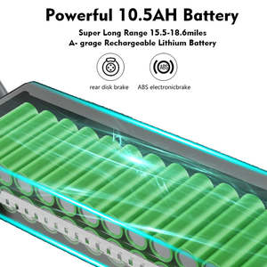 Entrepôt allemand, vente flash, meilleur design, trottinette électrique pliable rapide pour adultes, enfants, collègues, étudiants, 250W, 8,5 pouces - Product Image 3
