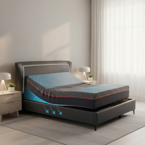 Cama Inteligente Dream Factory Personalizada, Venta Directa, Cama Eléctrica con Altura Ajustable y Colchón de Espuma Viscoelástica - Product Image 1