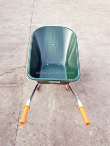 उच्च गुणवत्ता वाले स्टील व्हीलबाररो हैंडबैरो 160 किलोग्राम भार क्षमता उद्यान कृषि निर्माण औद्योगिक उपकरण - Product Image 3