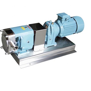 Pompe sanitaire rotative à lobes de qualité alimentaire pour le transfert de bière, chocolat, huile, miel - Product Image 4