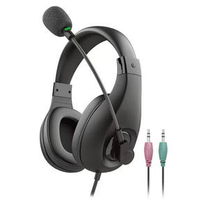 ชุดหูฟัง3.5มม. พร้อมชุดหูฟังไมโครโฟนลดเสียงรบกวนสำหรับนักเรียนการฟังการพูดการฝึกอบรมหูฟังสอบ - Product Image 2