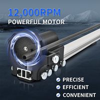 STARCN Coupe-flèches électrique pour tir à l'arc, Scie à flèches réglable, Outil de découpe carrée pour le montage de flèches en carbone et fibre de verre, DIY