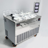 Miles Commerciële Gelato & IJsmachine 6 Tanks All-in-One Fruit & Melk RVS Opslag & Presentatiemachine