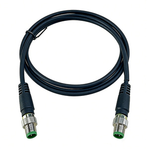 Водонепроницаемый кабель-разъем OEM IP68 M10, 4/6 контактов, прямой/угловой, с литыми втулками (ПВХ/ПУР), для робототехнических датчиков - Product Image 1