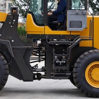 Chargeuse sur pneus économique de 3 tonnes avec design à benne basculante haute, hauteur de déchargement de 4500 mm pour opérations de chargement intensif