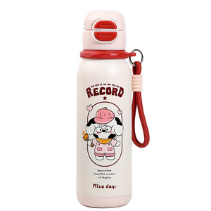 Hr Yoyo Stainless Steel Tumbler 500Ml Insulated Water Bottle With Strap For Travel And Daily Use - Product Image 4