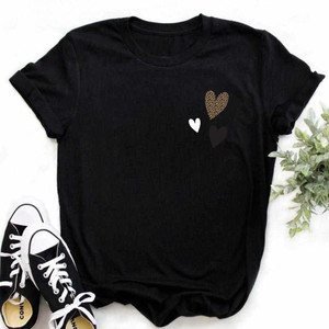 T-<span class=keywords><strong>Shirt</strong></span> d'été à <span class=keywords><strong>manches</strong></span> <span class=keywords><strong>courtes</strong></span> pour femmes, vêtements imprimés léopard des années 90, T-<span class=keywords><strong>shirt</strong></span> en <span class=keywords><strong>coton</strong></span> à col rond pour femmes - Product Image 4