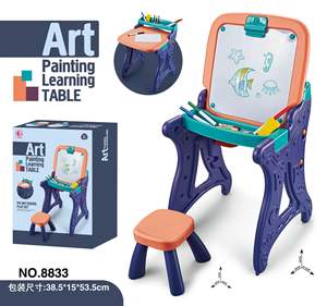 Boyama çizim kurulu plastik doodle sanat şövale 2 in 1 yazı tahtası öğrenme çizim karton çocuklar için - Product Image 6