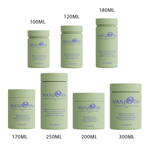 100ml 200ml 300ml 250ml 500ml OEM màu Frosted vitamin chai miệng rộng Pet nhựa Matte bổ sung bao bì lọ - Product Image 5