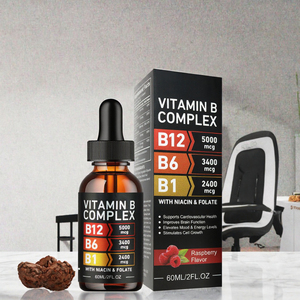 Gotas Líquidas Orales de Complejo de Vitamina B1, B6 y B12 de 60 ml para Apoyo Antioxidante e Inmunológico, Suplementos para el Cuidado de la Salud, Complejo de Vitamina B - Product Image 5