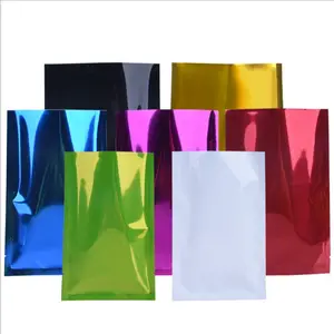 Isı mühür Mylar folyo ambalaj için ticaret kartları/alüminyum folyo çanta ambalaj Mylar çantalar özel baskılı Logo ambalaj çanta/