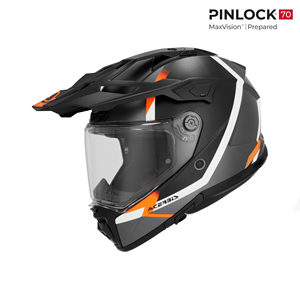Casco Acerbis Attack Arancione Fluorescente Pronto per Pinlock, Casco da Moto - Product Image 1