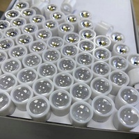 Mini lentille LED 13 mm 1W 3W en acrylique PMMA convexe 15 30 45 60 90 100 degrés pour réflecteur de carte PCB LED IR CCTV et support collimateur