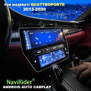 วิทยุติดรถยนต์ Android 13 Qualcomm สำหรับ Maserati Quattroporte ปี 2013-2020 เครื่องเล่นมัลติมีเดีย วิดีโอ พร้อมระบบนำทาง GPS อัตโนมัติ รองรับ Carplay - Product Image 1