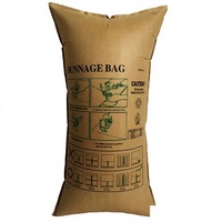 Kantong Dunnage Kertas Kraft Kantong Dunnage Tiup untuk Perlindungan Kargo Kontainer Dapat Didaur Ulang 2.6 psi