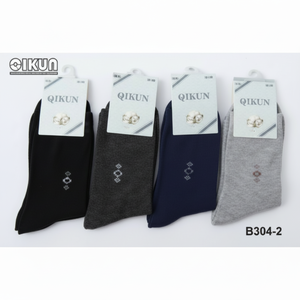 Calze alte da uomo piegate per lavoro sportivo quotidiano antiscivolo traspirante e sensibile al calore sublimazione di colore bianco poliestere Nylon Spandex - Product Image 1