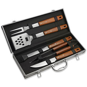 נסיעות חוצות מחנאות גריל bbq סט כלי סט ב במקרה במבוק אביזרים לגינה אספקה - Product Image 1