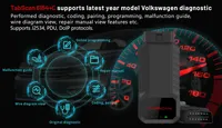 Tabscan Eucleia 6154C OBD2 Outil de diagnostic pour VW Support ECU Codage J2534 PDU DOIP Protocoles Remplacer de SVCI 6154A