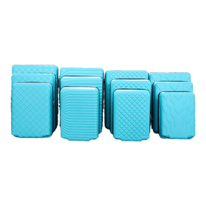 Juego de Maletas Modernas de Lujo Semiterminadas de ABS, 12 Piezas, Ligeras, con Ruedas Giratorias, Gran Capacidad, Color Personalizado, Venta al Por Mayor - Product Image 3