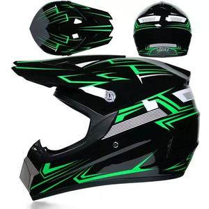 Casques de course intégraux 3 en 1, casques de moto tout-terrain personnalisés avec lunettes, masque et <span class=keywords><strong>gants</strong></span> - Product Image 4
