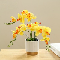 Nieuwe aanwinst decoratie bloemen orchidee binnenplant kunstplant pot simulatie vlinderorchidee planten bonsai