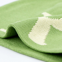 Gorro de Invierno para Esquí, Unisex, Color Verde, con Logotipo Jacquard, Acrílico, Personalizado, Tejido, con Borde, Fabricante de Gorros