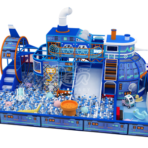 Bola de temática espacial, patio de juegos suave, juguetes para parque de juegos interior, toboganes grandes - Product Image 1
