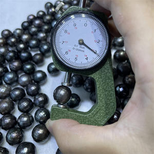 Vente en gros et au détail de perles d'eau douce de forme bouton de 12 à 12,5 mm, perles naturelles en vrac, perles dispersées SZLZ105-1120 d'origine - Product Image 5