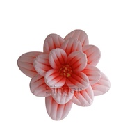 Fleur géante décorative 3m, éclairage LED, fleur gonflable pour plafond de fête, décoration de fleur de scène