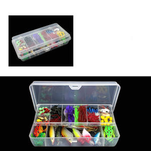 Il Miglior Set Economico di 141 Pezzi/Scatola di Esche da Pesca Morbide in Metallo a Forma di Rana - Product Image 6