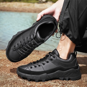 Zapatillas de Senderismo <span class=keywords><strong>para</strong></span> <span class=keywords><strong>Hombre</strong></span>, Diseño Moderno, Transpirables, de Cuero y Malla, con Protección <span class=keywords><strong>para</strong></span> los Dedos, Servicio de Logotipo Personalizado OEM, Suministro de Fábrica - Product Image 6
