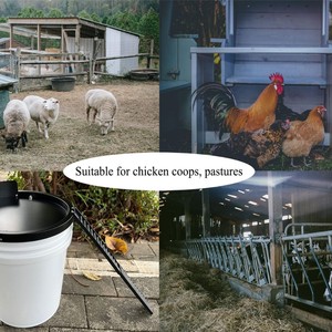 Trampa para Ratones de Hierro Sólido, Impermeable y Ecológica con Barrera Elevada Anti-Escape para el Control de Roedores, Requiere un Bidón de Agua de 5 Galones - Product Image 6