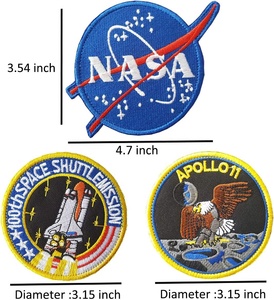 Parches Bordados a Mano de Equipos de Béisbol y Fútbol Americano, Parches Deportivos Termoadhesivos para Camisetas, <span class=keywords><strong>Gorras</strong></span>, Tela de Sarga, PVC y Plástico - Product Image 4