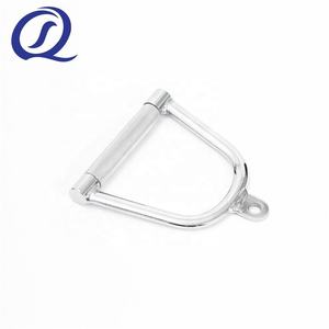 Mango de cable de <span class=keywords><strong>herradura</strong></span> de acero sólido cromado Accesorios para equipos de <span class=keywords><strong>gimnasio</strong></span> de fitness - Product Image 1