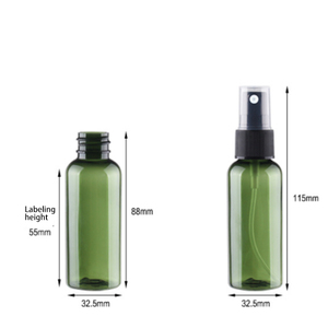Flacone <span class=keywords><strong>Spray</strong></span> Vuoto Mini PET Nero da 50ml 20410 <span class=keywords><strong>per</strong></span> Nebulizzazione Fine del Viso - Product Image 4