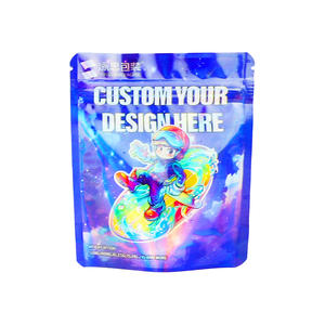 Neuankömmling 3,5g Holo graphic Laser Die Cut <span class=keywords><strong>Mylar</strong></span> Bag Display Box für die Aufbewahrung von Kaugummi-Milchgelee-Konserven - Product Image 4