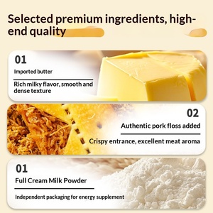 Biscotti Croccanti Salati Ripieni al Manzo Naziba 418g in Scatola, al Burro e Lino, Snack Super Popolari per Ufficio e Intrattenimento Online - Product Image 3