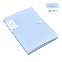 Carpeta Transparente Multicapa A4 con Insertos para Almacenamiento de Exámenes Escolares, Carpeta de Hojas Sueltas Morandi para Contratos