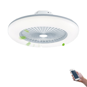 220v सीलिंग के साथ एलईडी लाइट और रिमोट कंट्रोल 3600/6000k छत पंखे रिमोट कंट्रोल बेडरूम लिविंग रूम फ्लश माउंट - Product Image 2