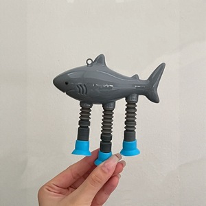 Jouet en <span class=keywords><strong>tube</strong></span> extensible à ventouse en plastique, jouet anti-stress pour enfants, sans lumière, emballage en sac OPP - Product Image 4