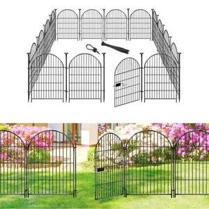 Hoge Tuin Hek Met Poort Buiten Voor Tuin, Roestvrije Metalen Draad Tijdelijke Hond Hek Voor Patio, Geen Graven Tuin Hekwerk - Product Image 5