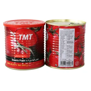 罐装锡制番茄酱28-30% 白利糖度100% 纯度顶级番茄酱番茄制造商