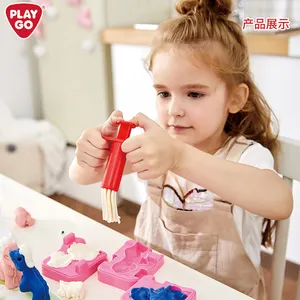 Jogo Playgo Fairy Pony Land Argila colorida unissex com figuras de Wildebeest e Borracha