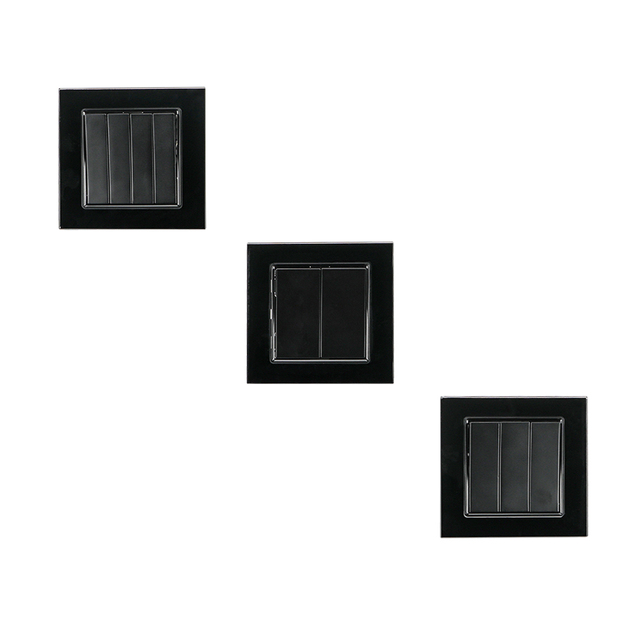 Wall Switch Socket Full Glass BS UK Standard Black Single Twin 13A Picture Yaki Convenient Tecno Spark 10 Pro Techno Spark 9 Pro
