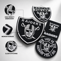 Écusson brodé avec insigne de club de moto Harley (thermo-collant), adapté pour gilets et casquettes